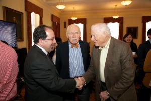 Ira Belkin, Jerome Cohen, and Bob Bernstein © NYU Photo Bureau: Hollenshead