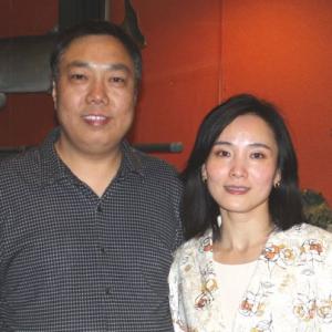 Yu Shiwen and wife Chen Wei
