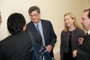 Bill Bernstein, Lori Bernstein, and Ira Belkin © NYU Photo Bureau: Hollenshead