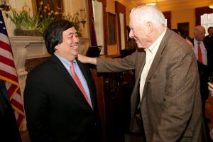 Harold Koh, and Bob Bernstein © NYU Photo Bureau: Hollenshead