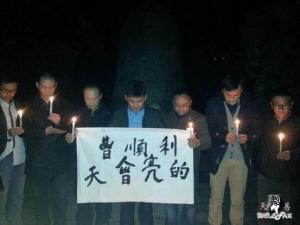 Changsha candlelight vigil, March 17, 2014