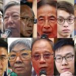 15 arrested pro dem figures collage (Photo: Courtesy Hong Kong Free Press)